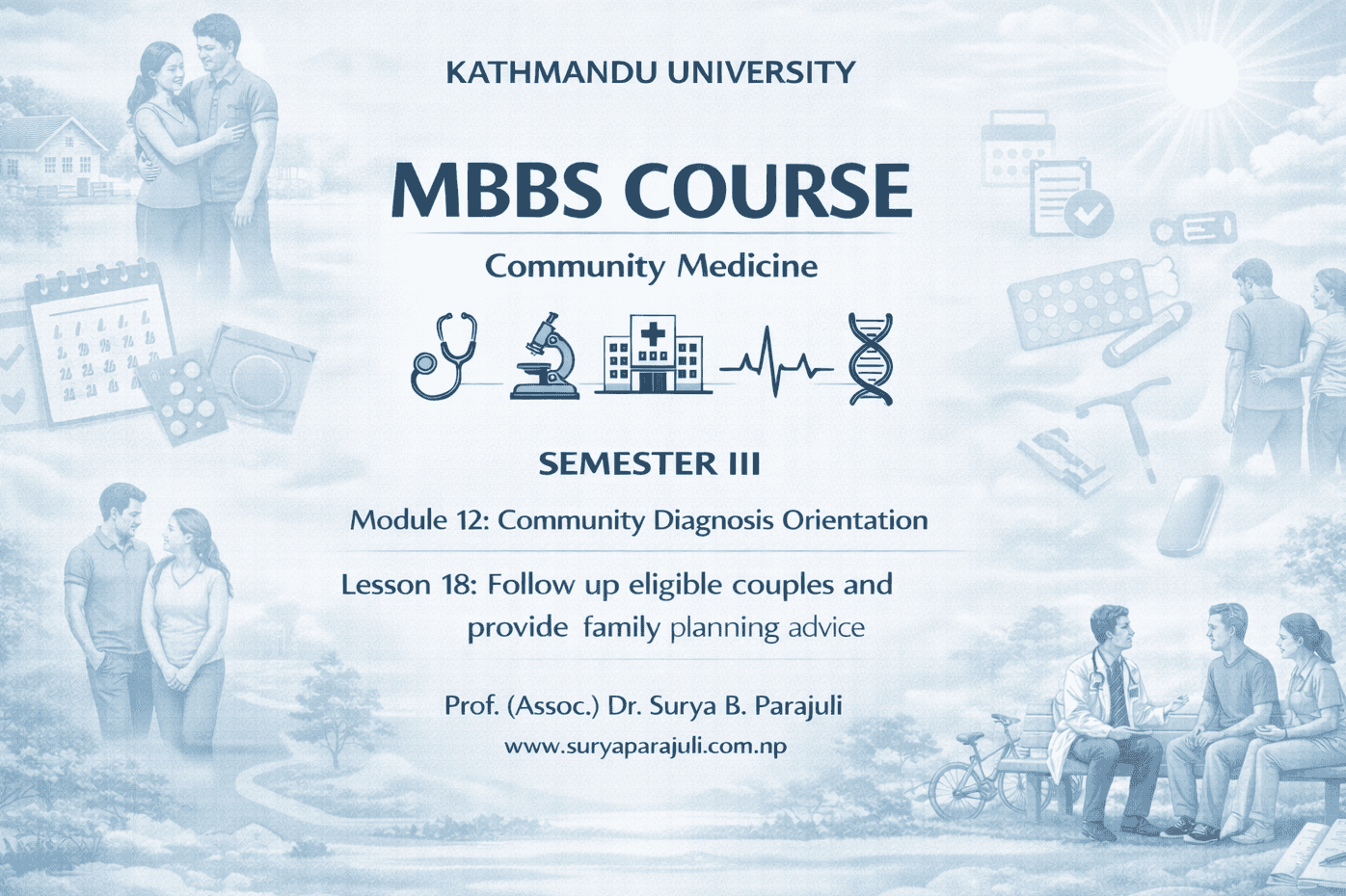  Follow up eligible couples and provide family planning advice